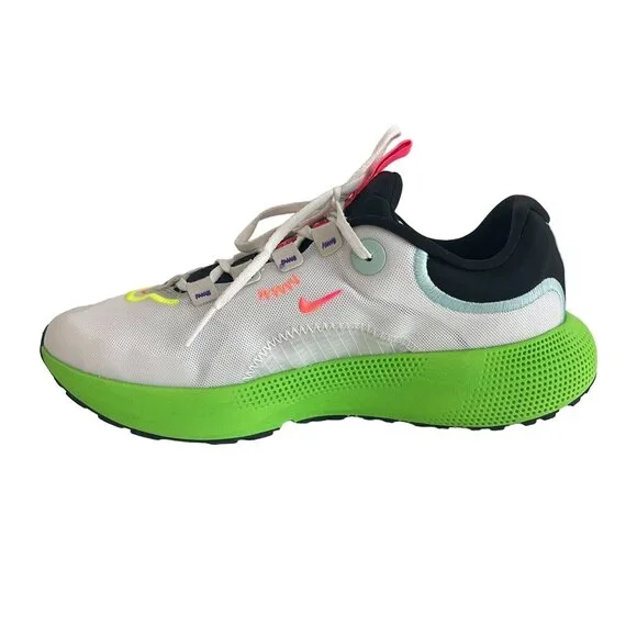 Nike React Escape Run Shoe Women's Green/White, DJ5929-100, Size 6.5 WORN ONCE - Picture 2 of 10
